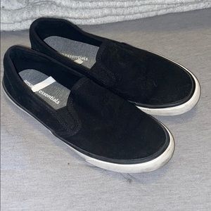 Black Casual Slip On Sneaker
